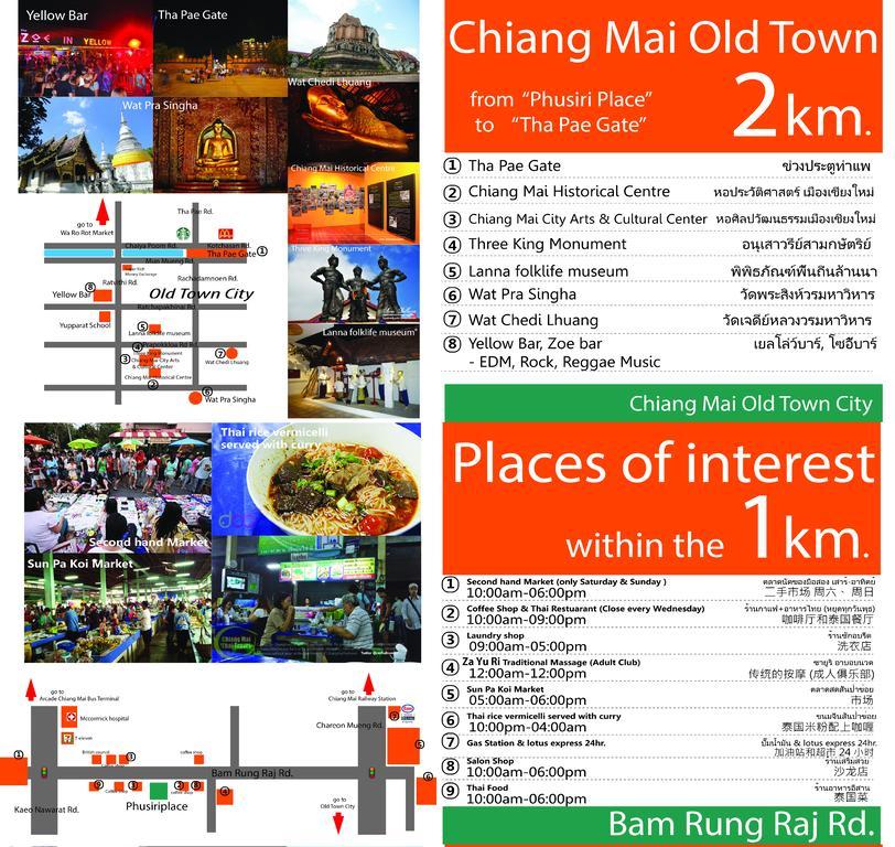 Phusiri Place Chiang Mai Esterno foto